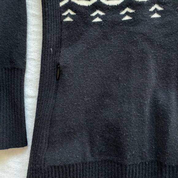 Title nine Super Power 1/4 Zip Sweater black Small Wool - Picture 4 of 10